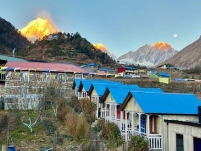 accommodation on the Manaslu Circuit trek