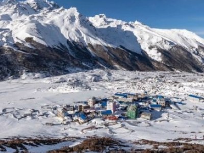 langtang valley trek in winter