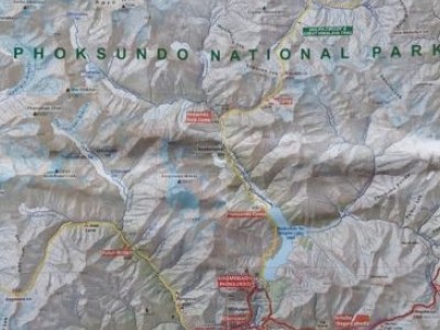 Upper Dolpo Trek Map