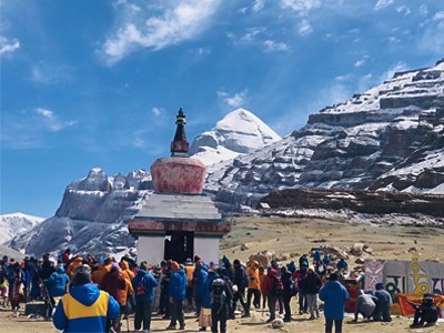 Mt. Kailash view from Tarbuche