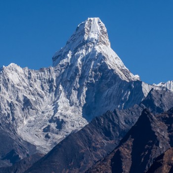 Beautiful mountain Amadablam