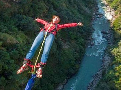 Bungee jump in Nepal