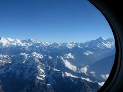 Mountain Flight in Nepal