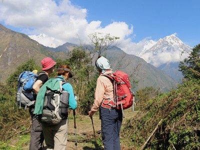 On the way Dhaulagiri